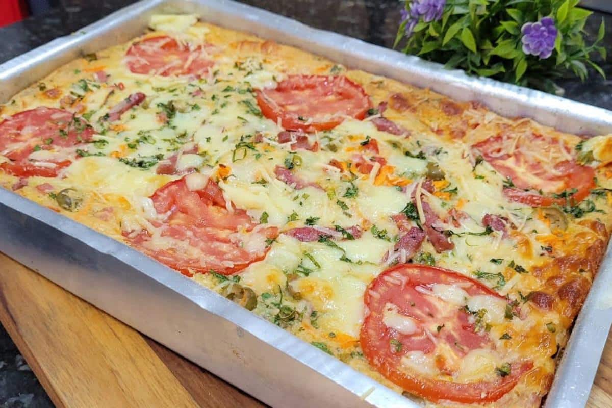 Receita de torta especial que fica mais gostosa que pizza