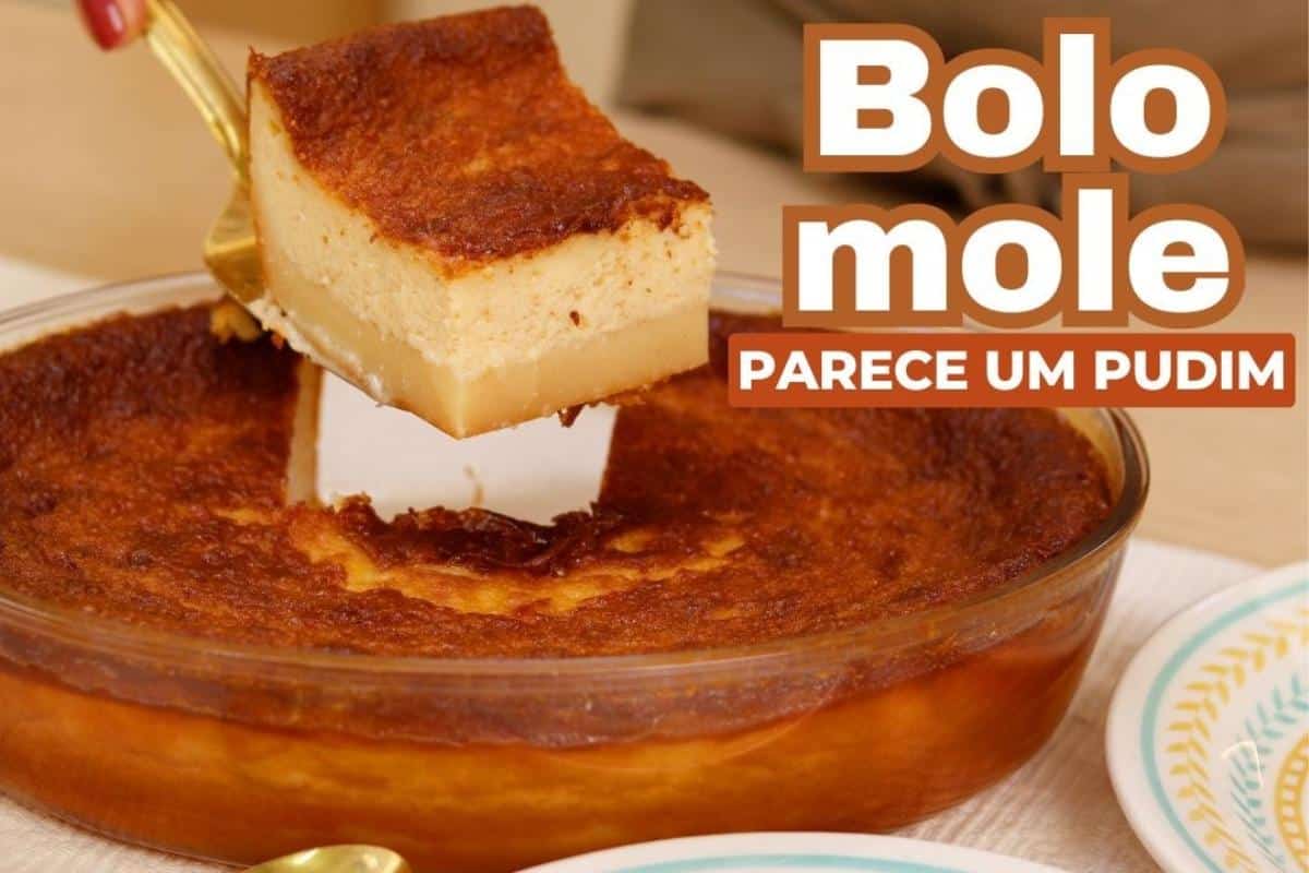 Você não vai acreditar como esse bolo mole fica gostoso e cremoso