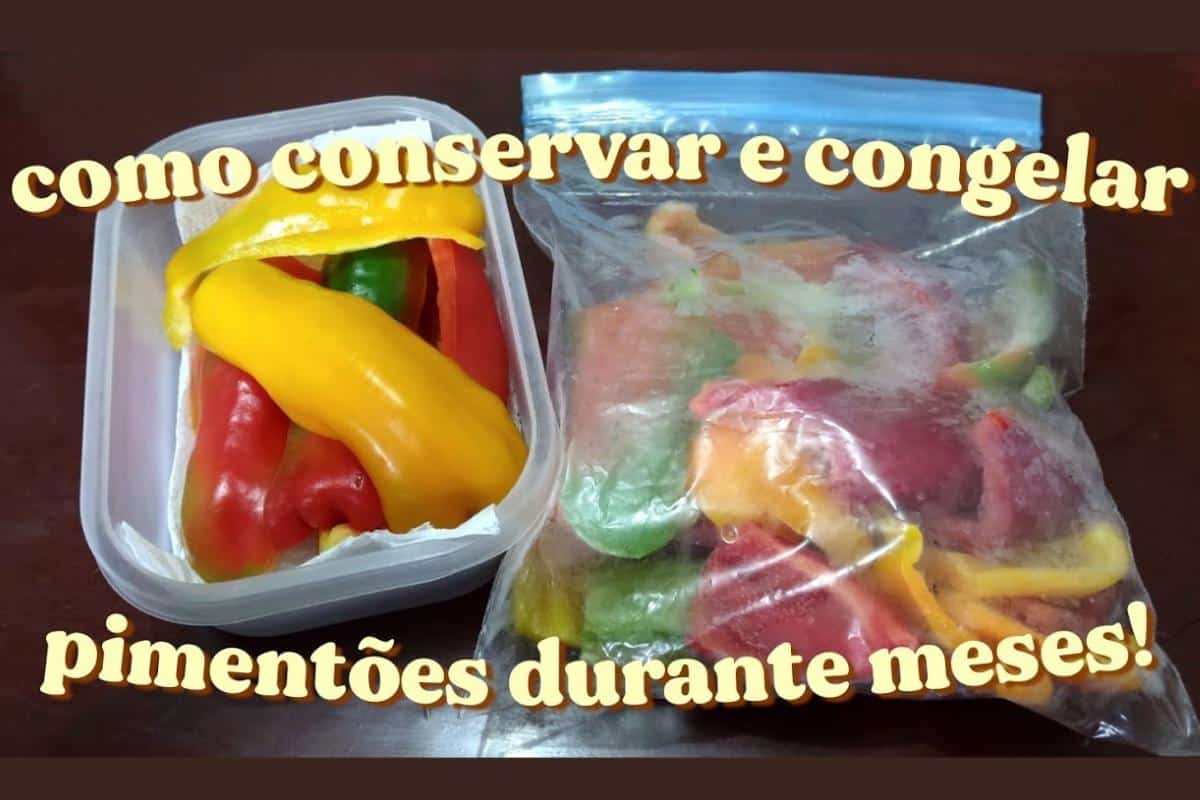 Como conservar pimentão na geladeira: dura muito mais tempo sem perder o sabor