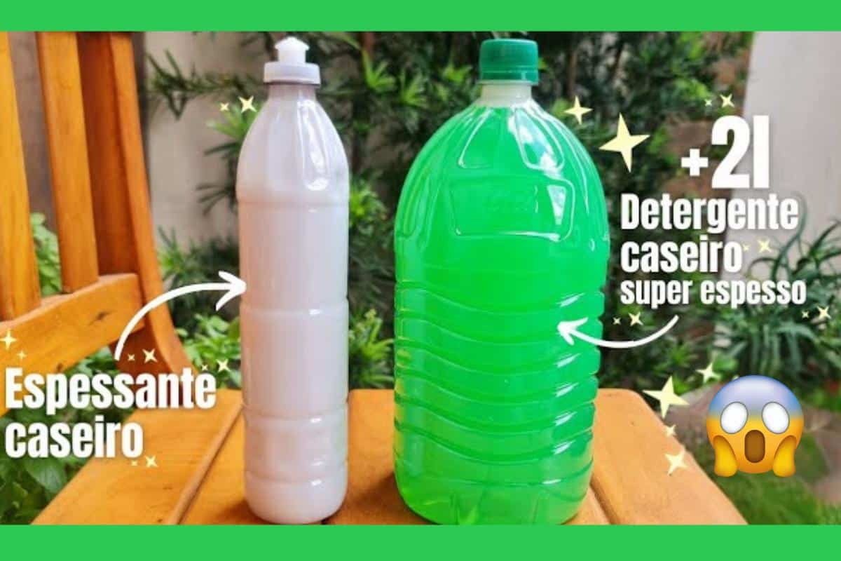 Como fazer detergente caseiro: rende bastante e é ótimo para desengordurar louça