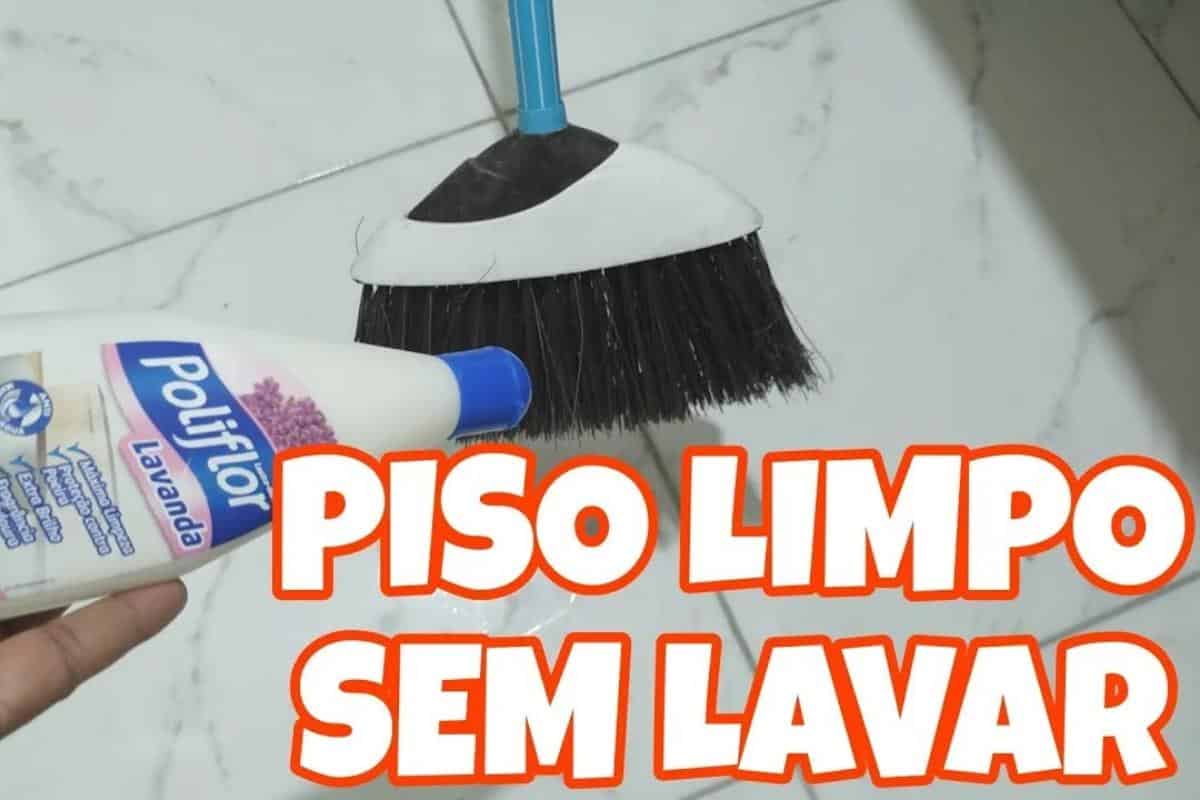 Como limpar piso encardido: não precisa jogar água na casa toda