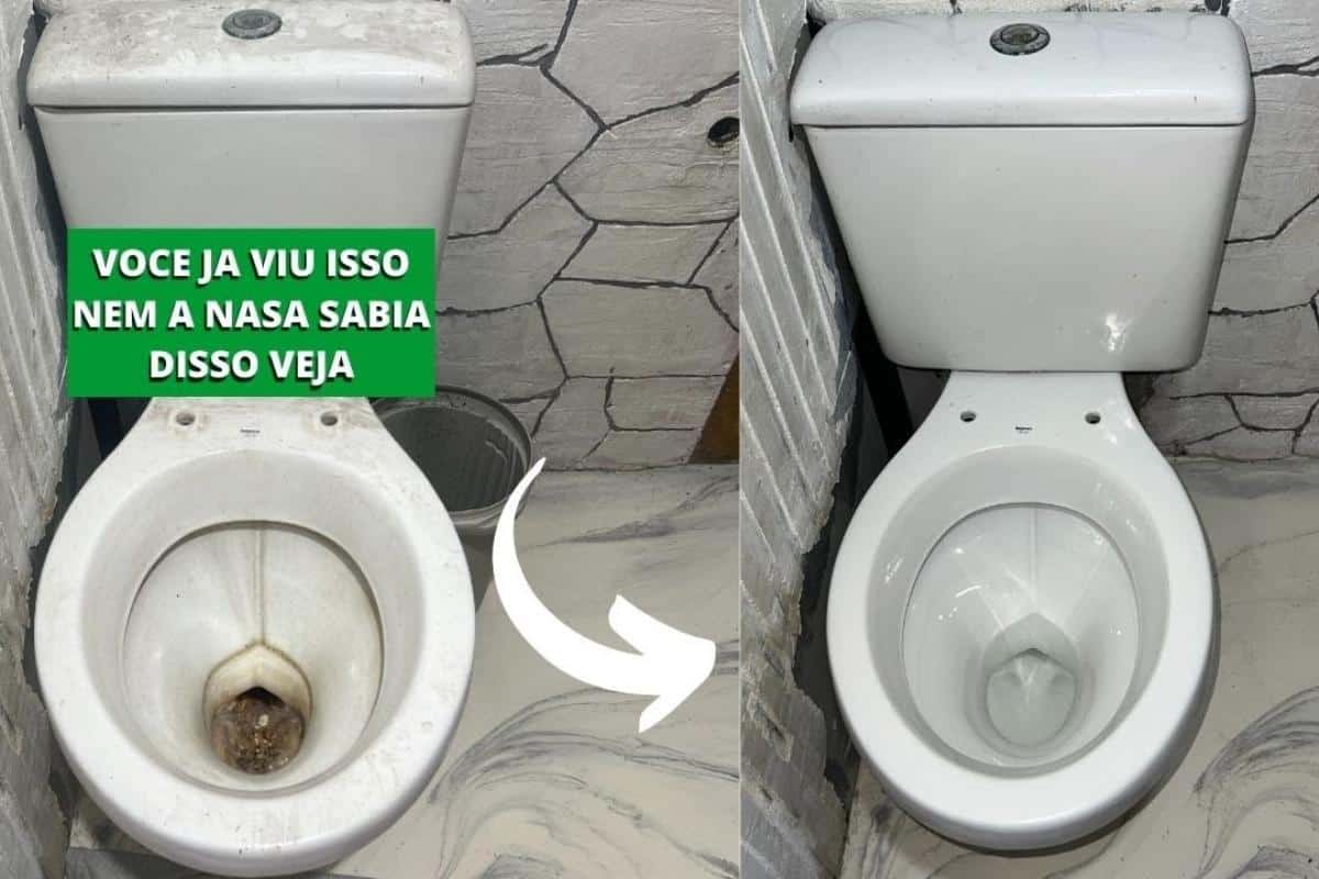 Como limpar vaso sanitário encardido: fica parecendo novinho super rápido