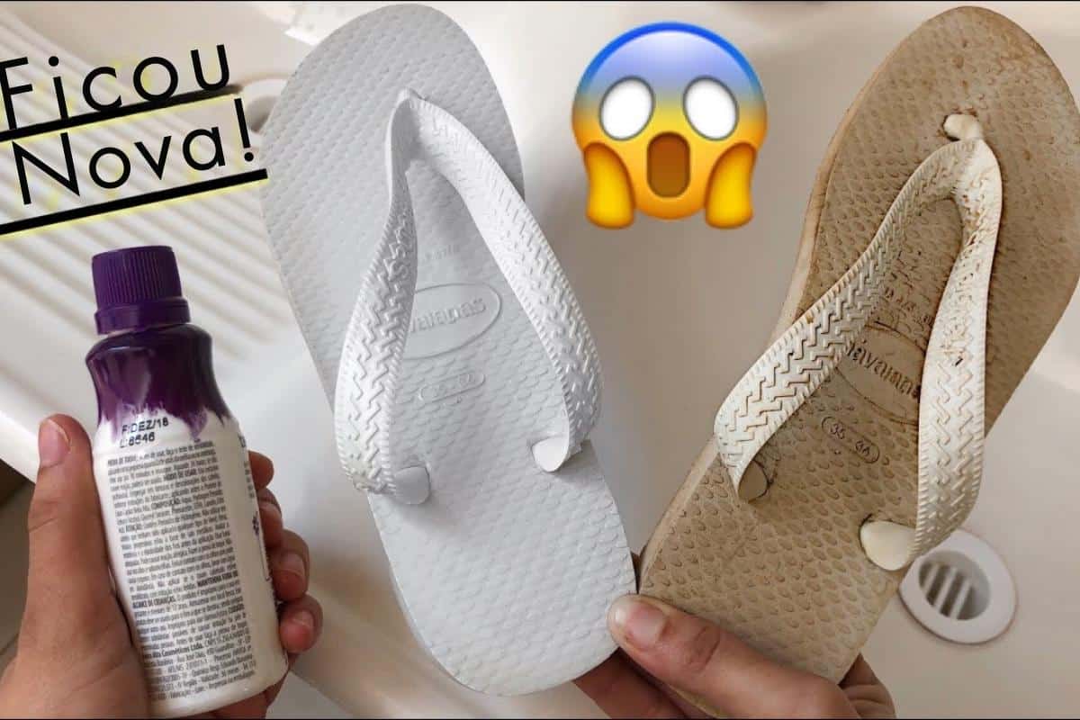 Como tirar encardido dos chinelos: fica parecendo novo sem fazer esforço