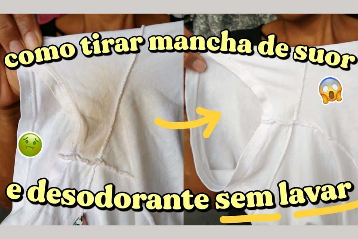 Como tirar mancha de desodorante da roupa: sai tudo bem rapidinho e sem esforço esfregando