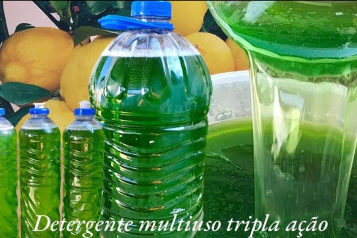 Como fazer detergente multiuso caseiro: rende muito e tira a gordura da louça rapidinho
