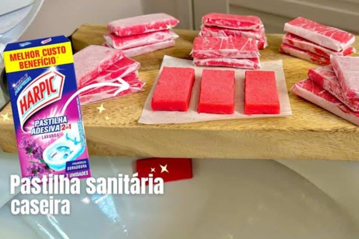 Pastilha sanitária caseira: uma receita só rende para o mês inteiro