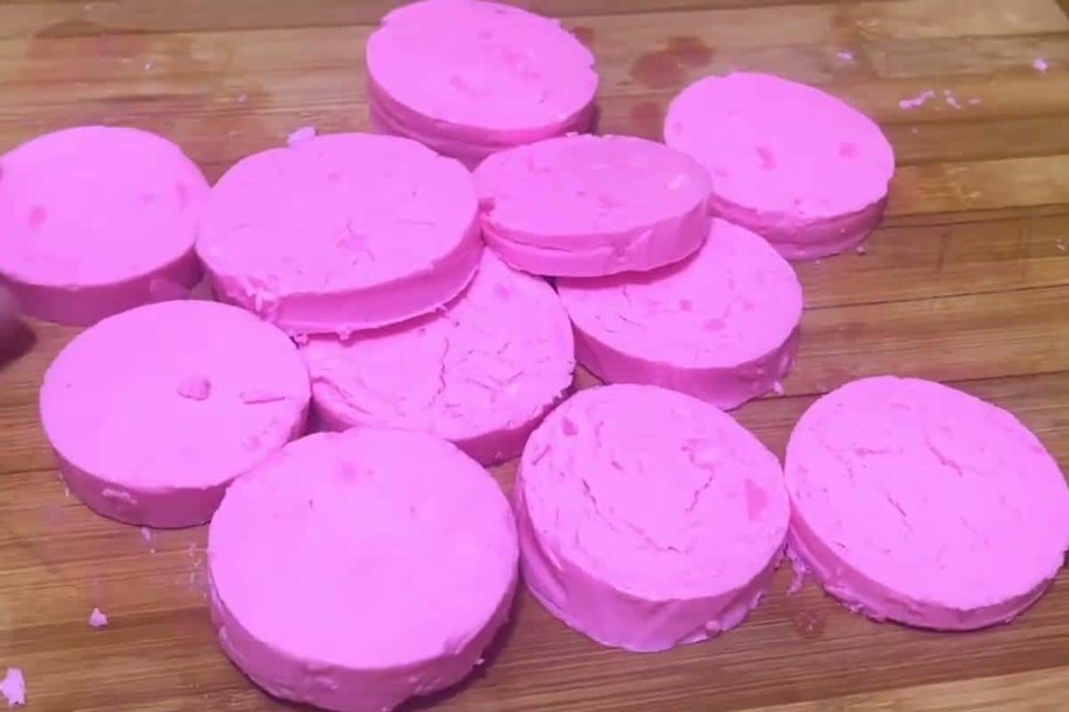 Pedra sanitária caseira com uma receita que rende para o mês inteiro
