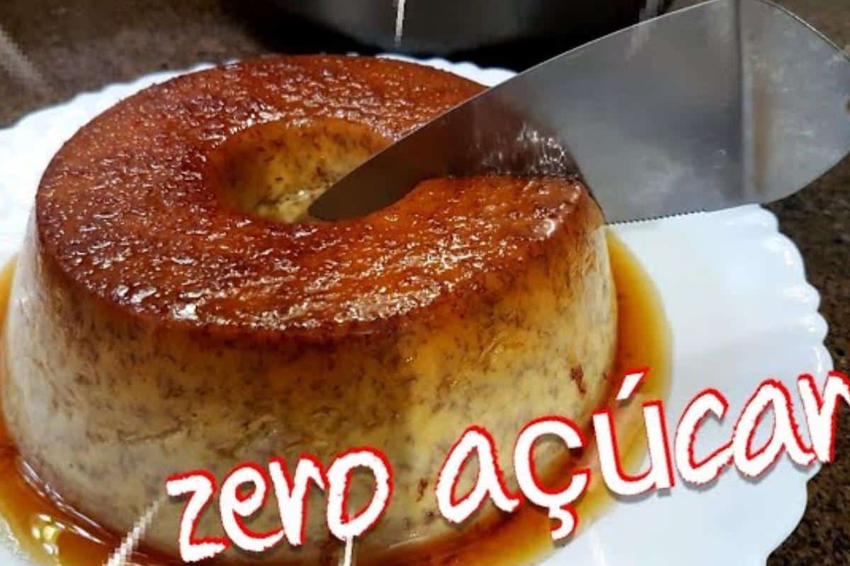 Pudim de banana delicioso: receita diet e zero açúcar