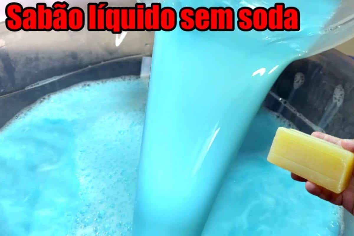 Sabão líquido caseiro que fica perfeito e espuma muito na hora de lavar roupa