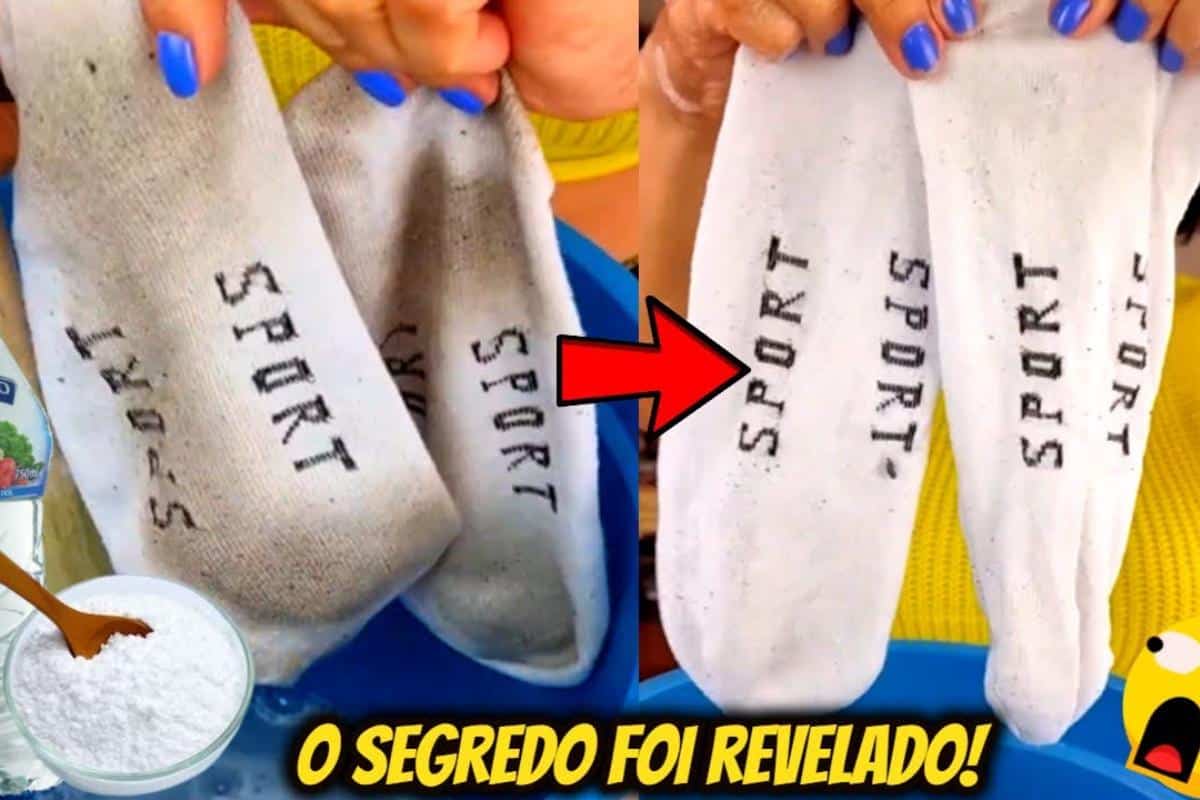 Como desencardir meias brancas mais rápido do que você sempre fez na sua casa