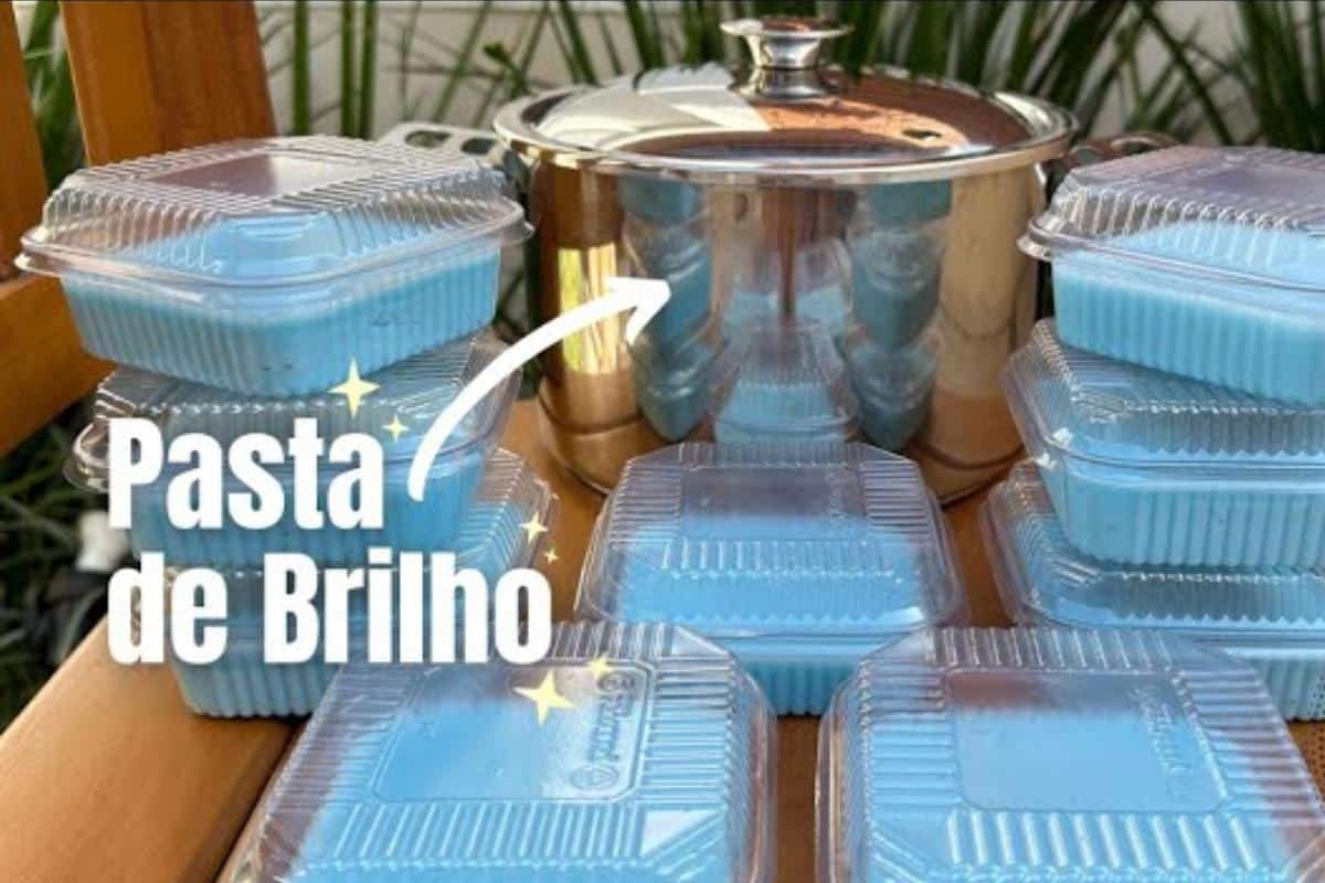 Pasta de brilho caseira: a solução que você precisa para preparar sua cozinha para o natal