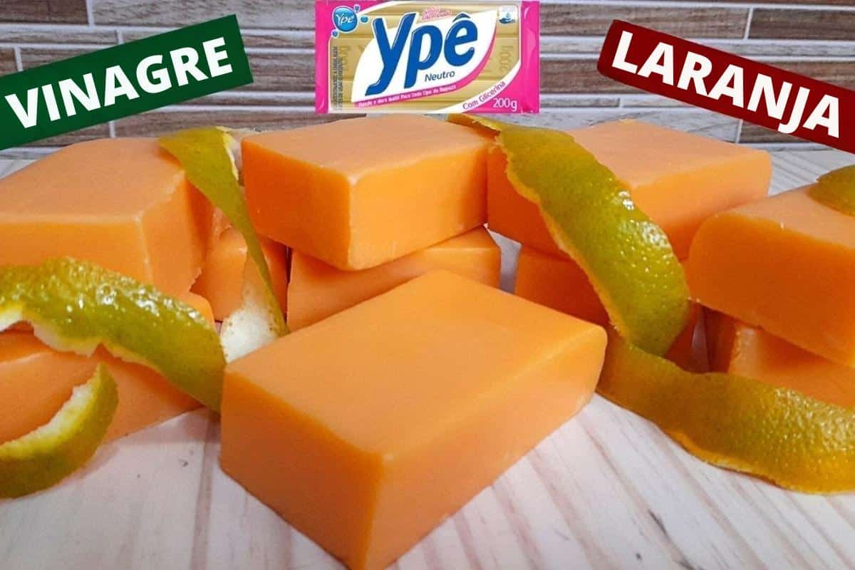 Receita de sabão com vinagre e laranja não desmancha fácil na água e rende muito