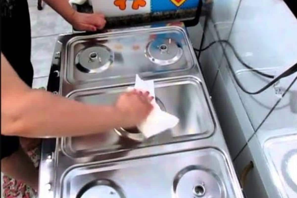 Como limpar fogão depois do almoço e deixar tudo brilhando rapidinho
